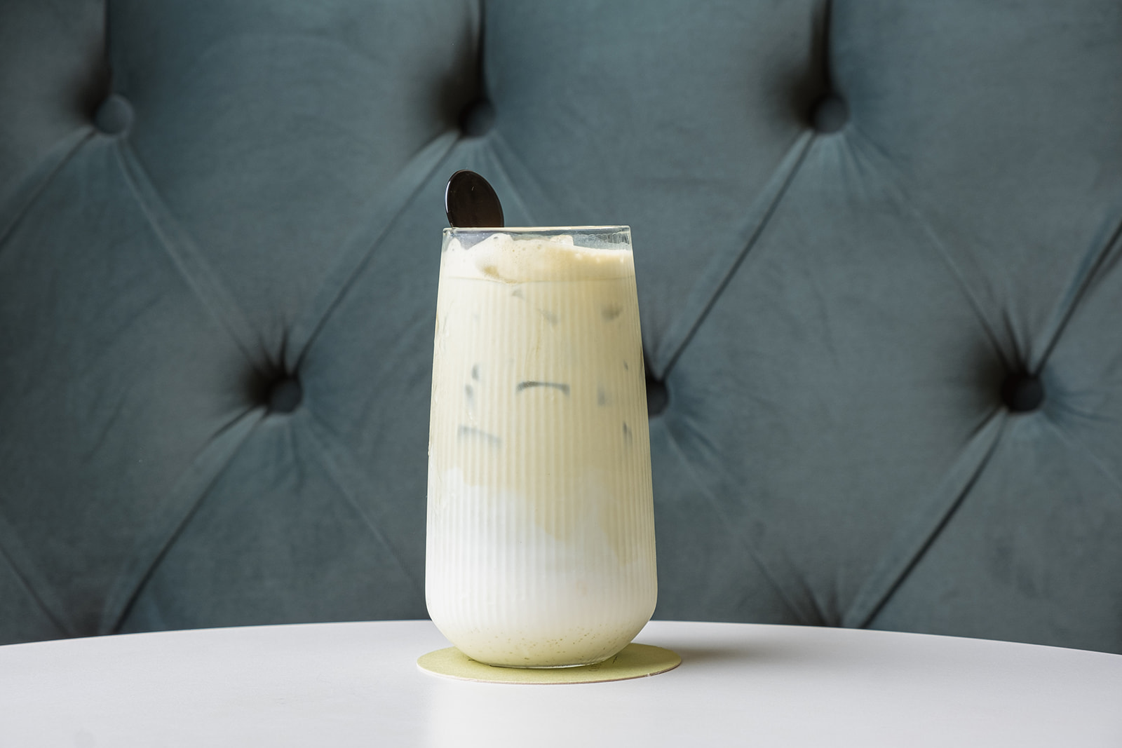 Iced matcha latte