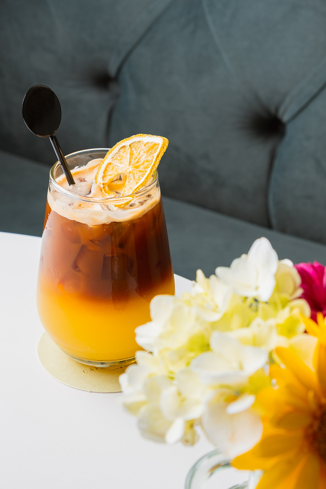 Iced espresso orange