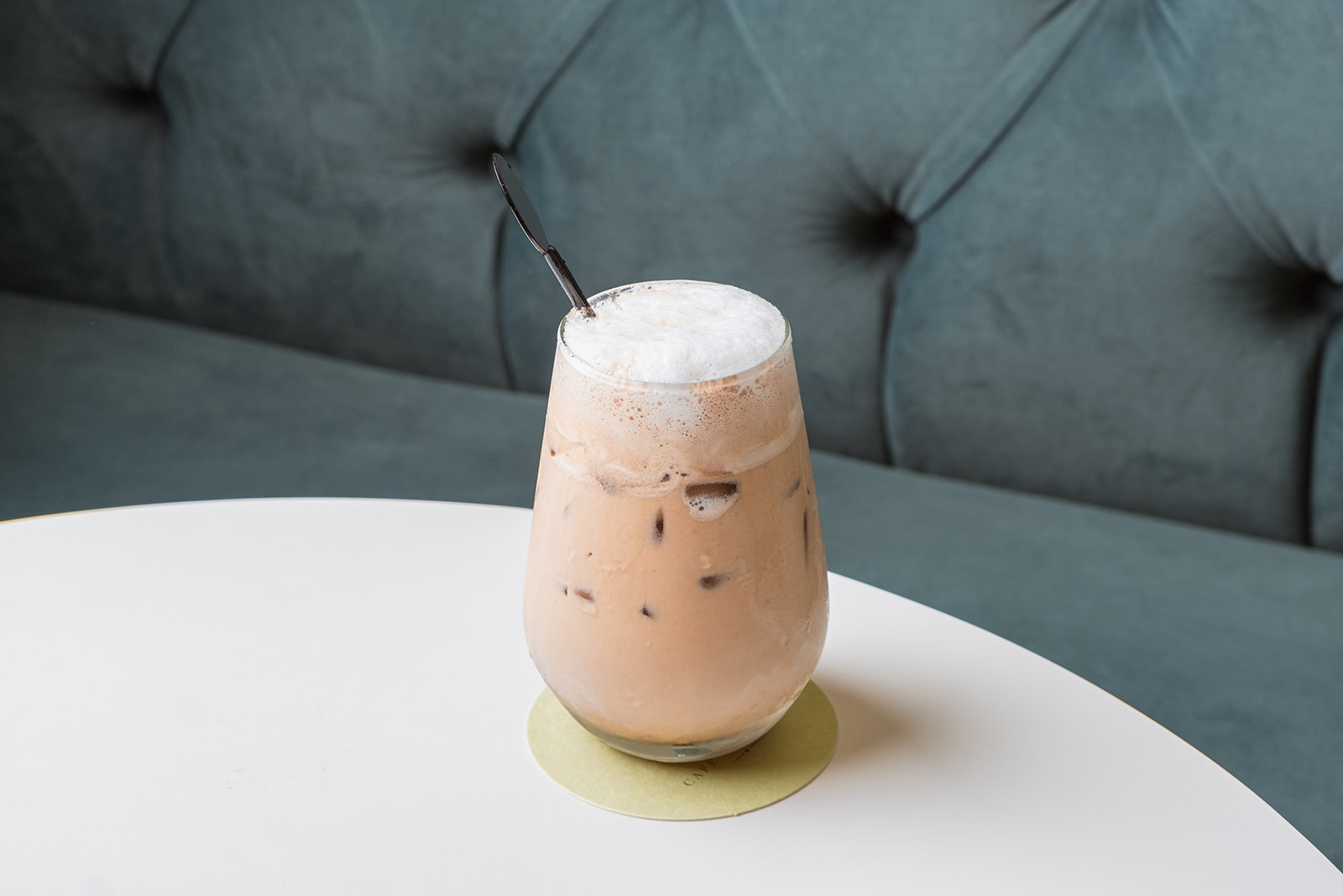 Iced mocha latte