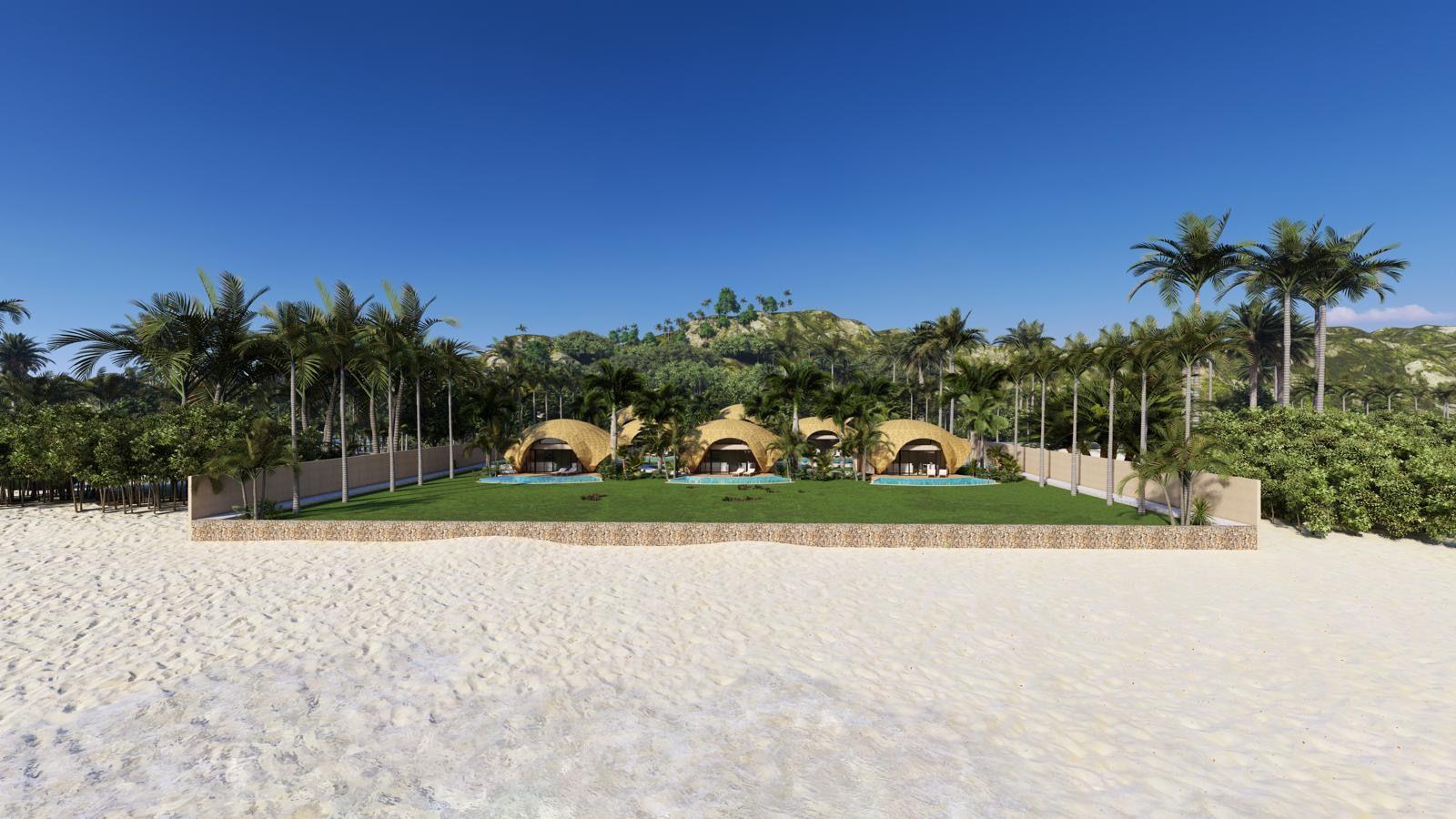 3-bedroom Balinese-style villa on the Beach