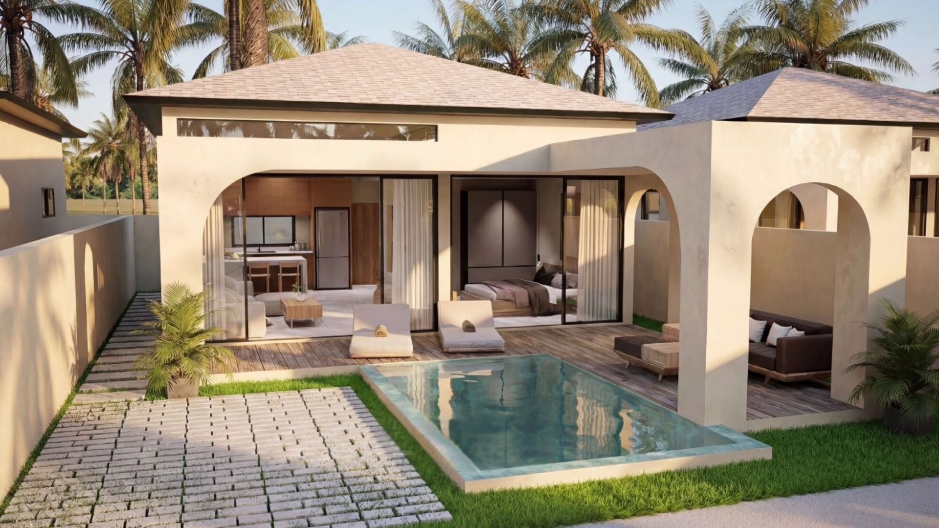 Villa 1 chambre Sacarat Beachfront Mae Nam