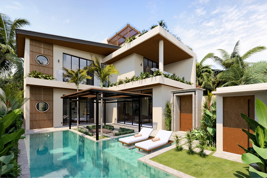 Villa Moderne 3 Chambres à Ungasan unité C (VLUGS057A)