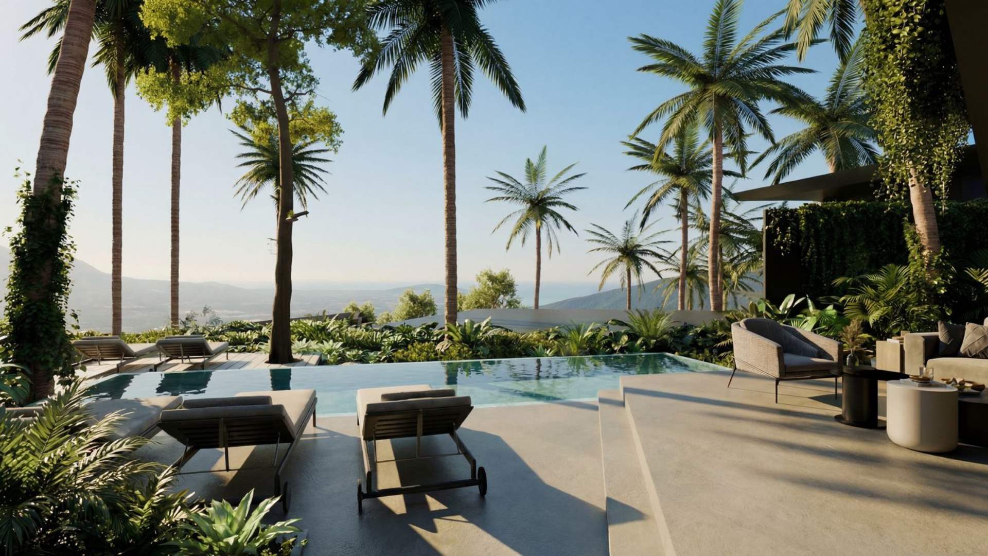 Garden Loft 2 chambres Vue Mer neuf à Maenam - Koh Samui